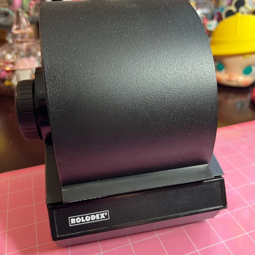 Rolodex Black Rotary Card File - Picture 4 of 7